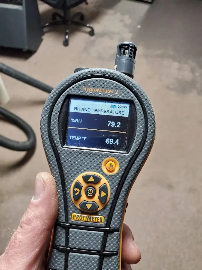 Moisture meter humidity assessment for Mold Remediation & Removal in Benner